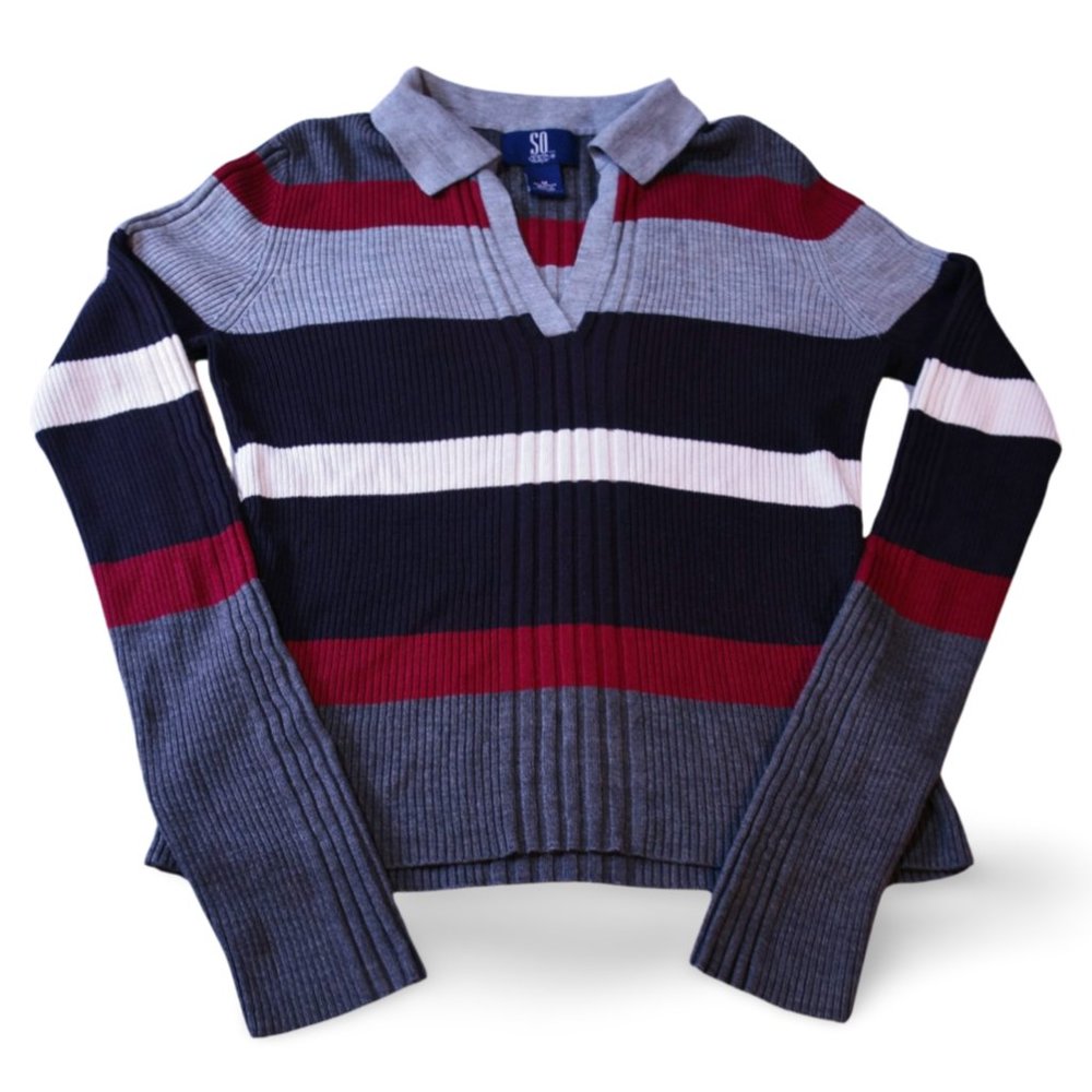 5/$25 Ribbed Long Sleeve V-neck